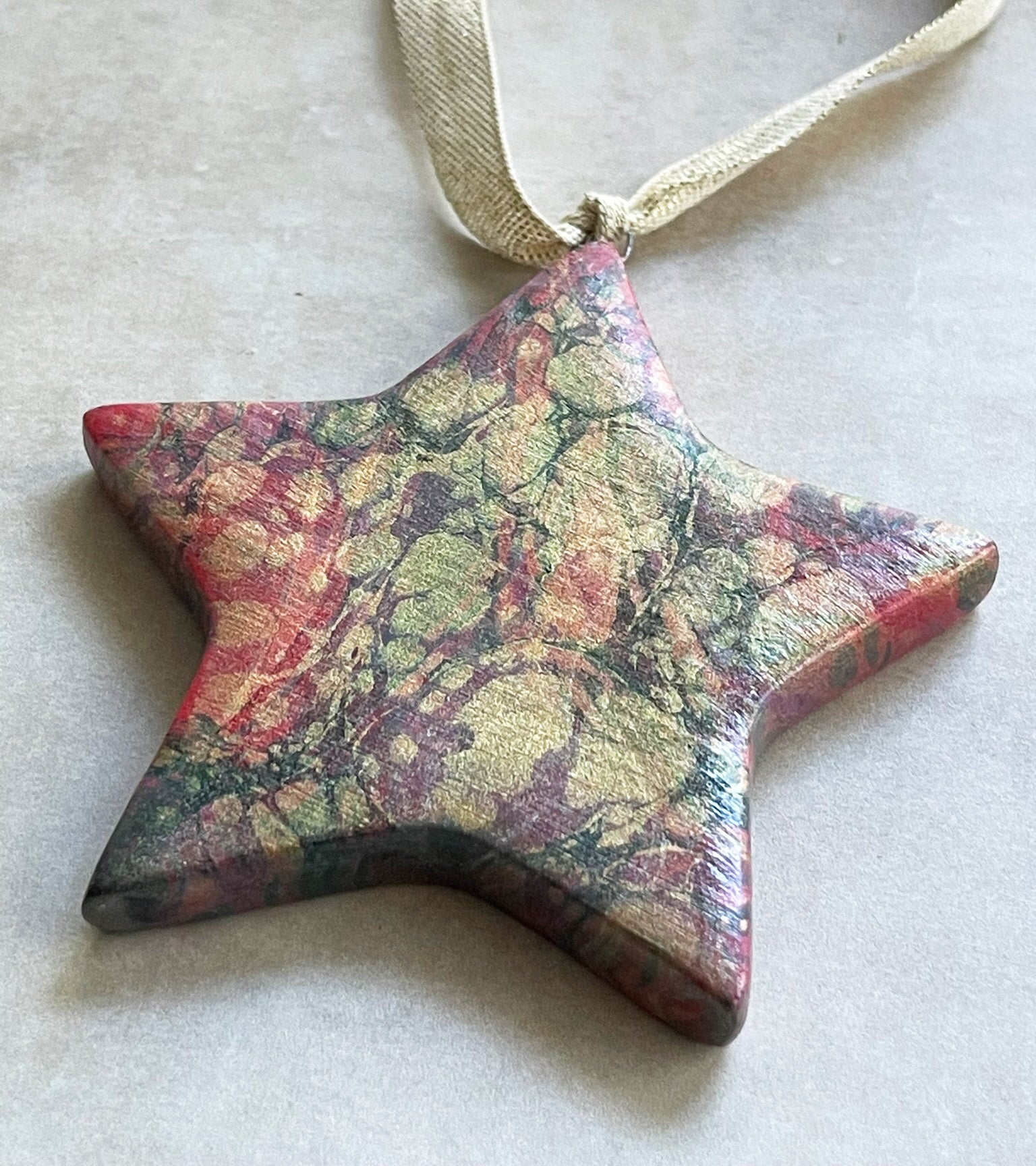 Starburst Treasure Ceramic Star
