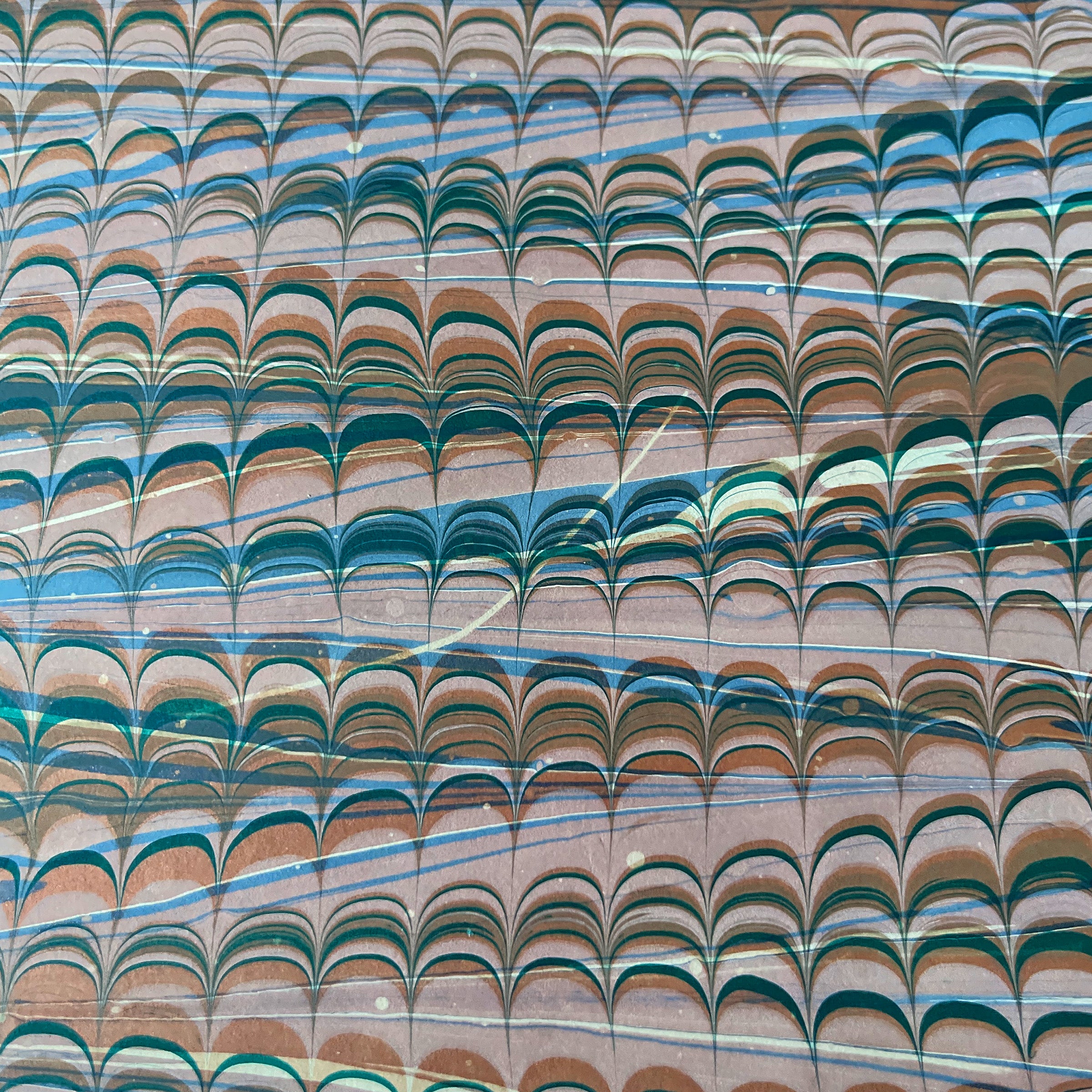 Turquoise and Drift Wood Overmarble