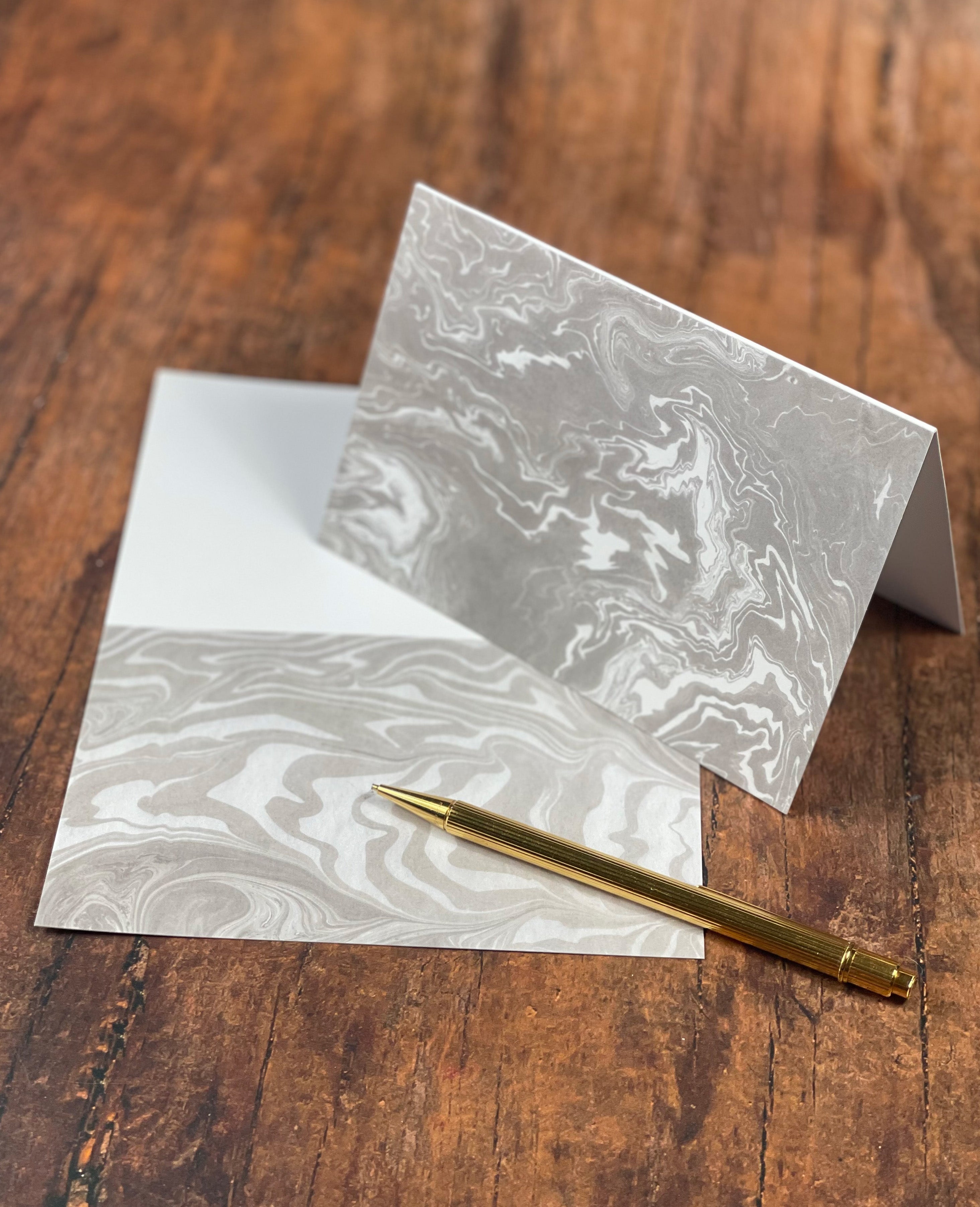 Suminagashi Notecards (2 Styles Available)