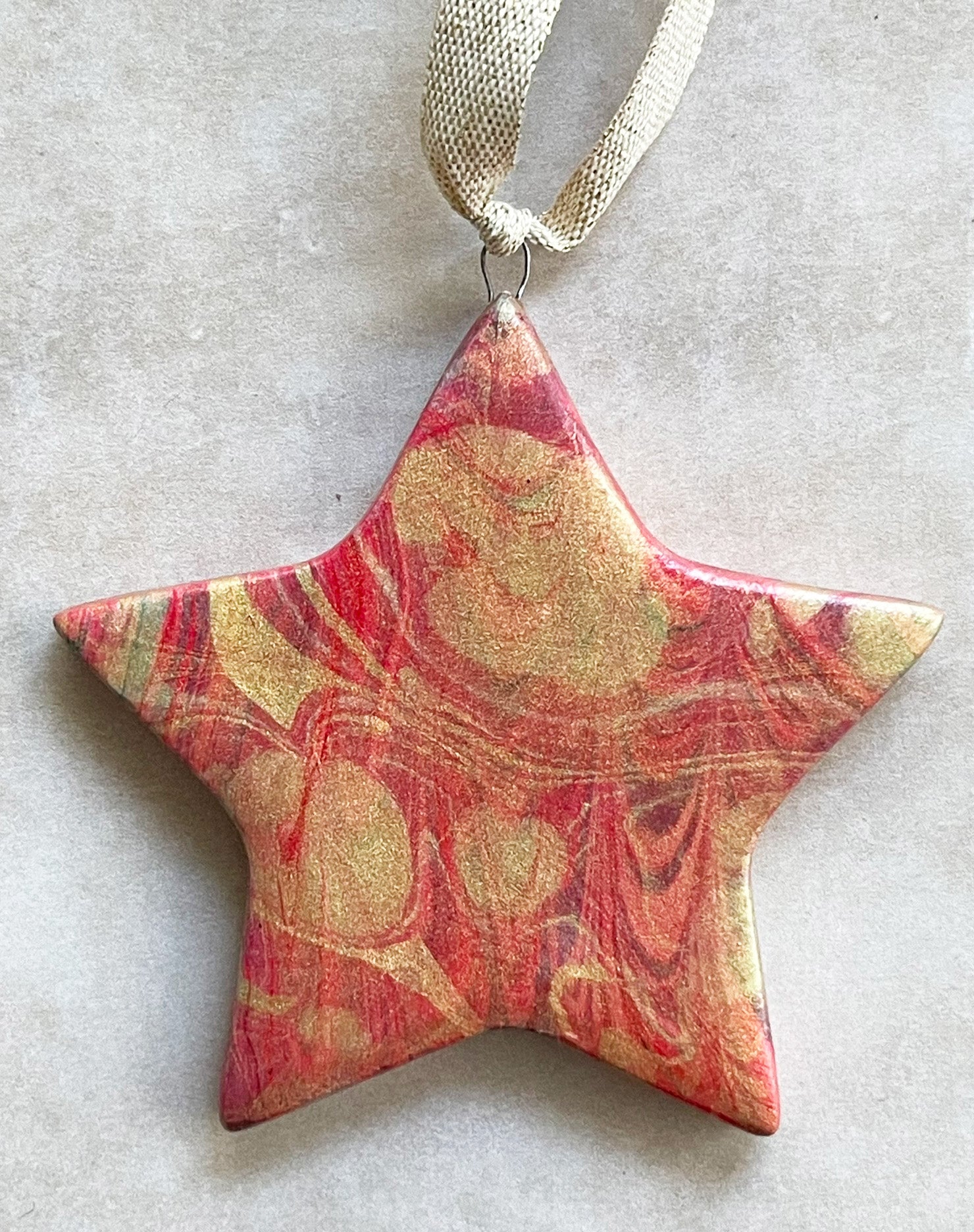 Holiday Sparkle Ceramic Star