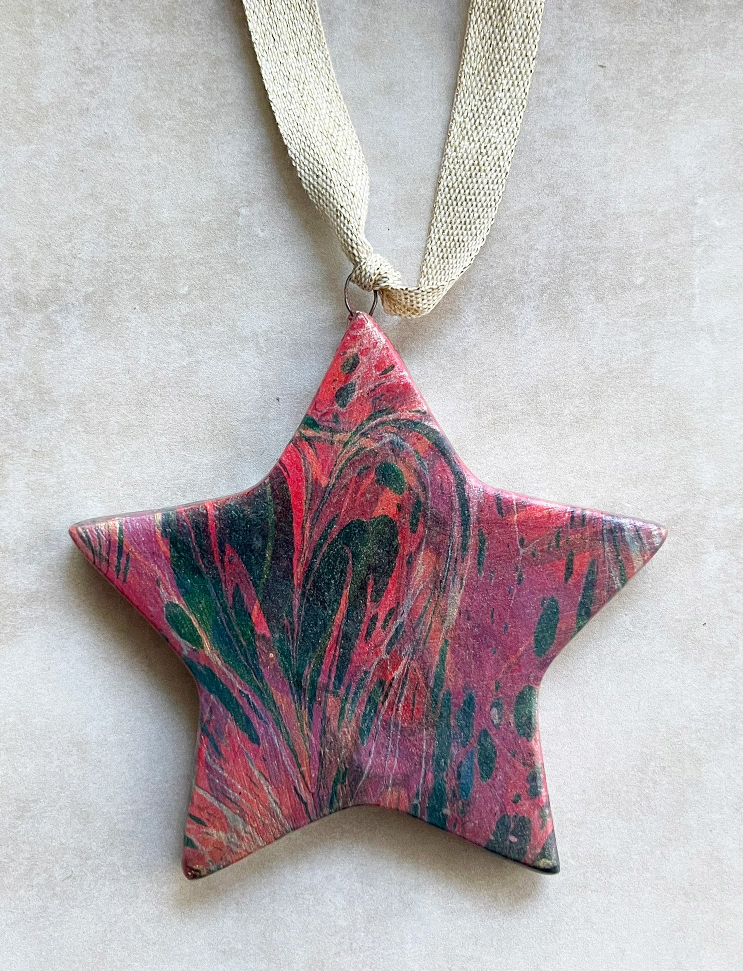 Starburst Treasure Ceramic Star