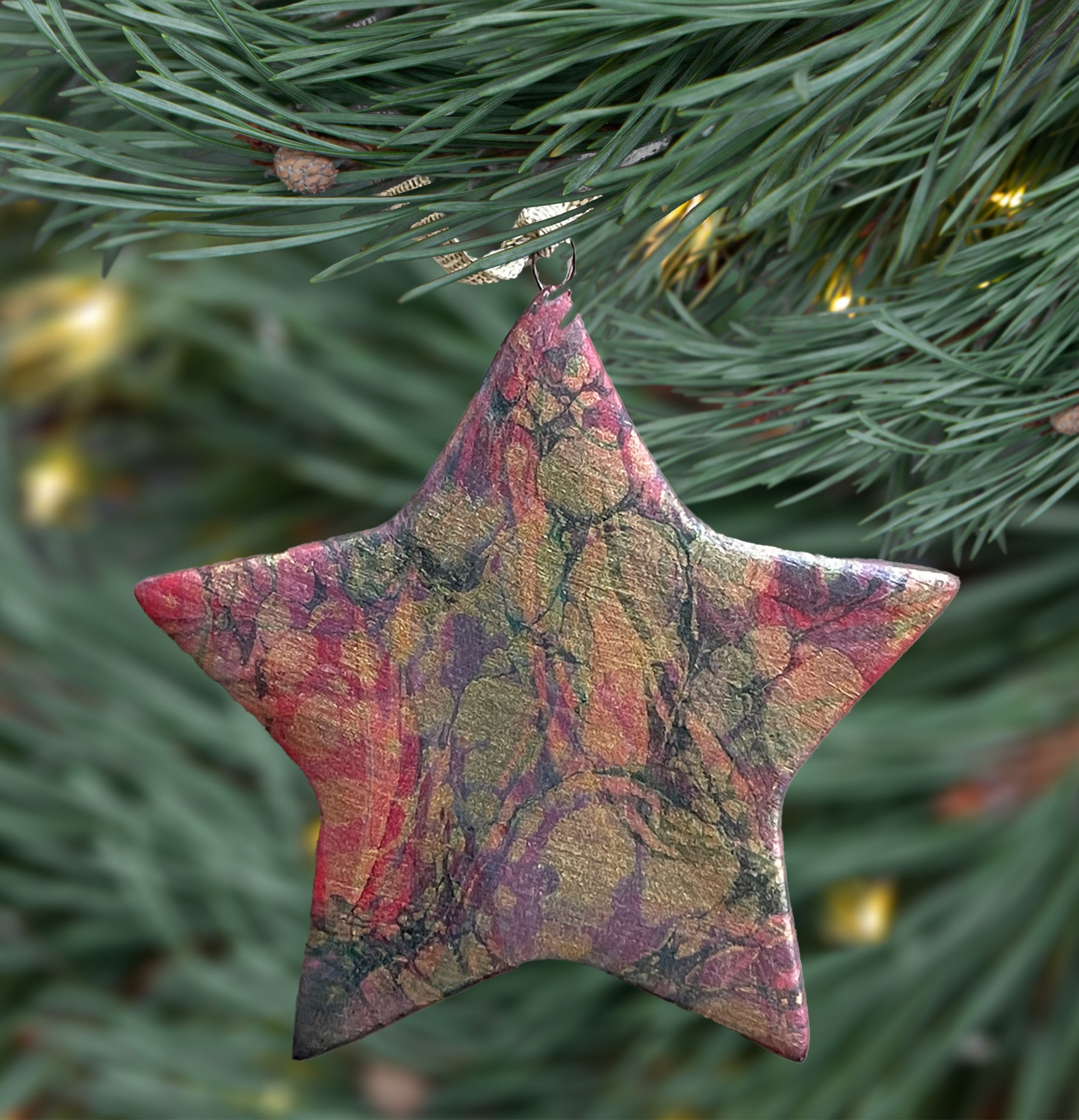 Starburst Treasure Ceramic Star