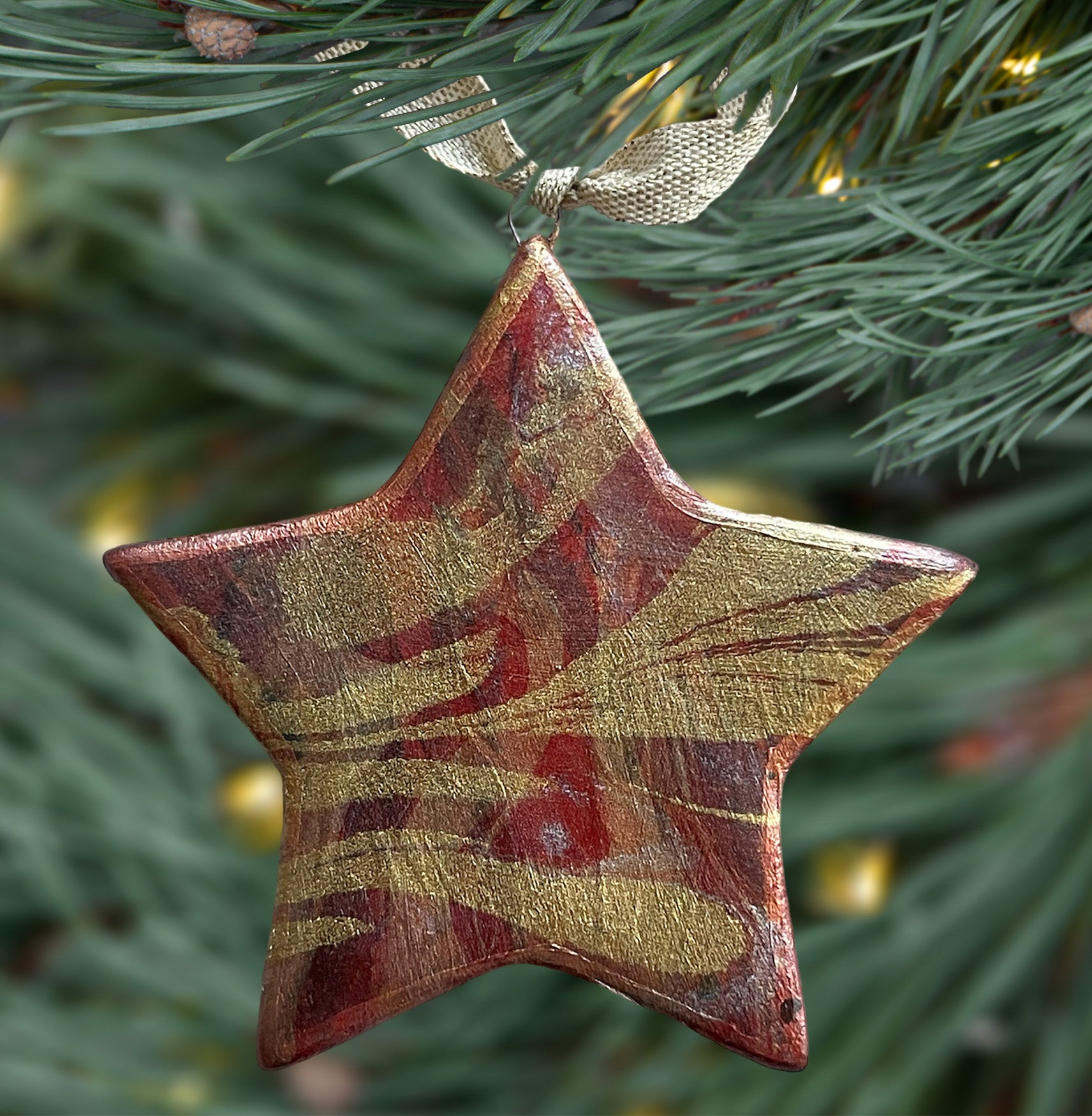 Moonlit Magic Ceramic Star (Charmingly Irregular)