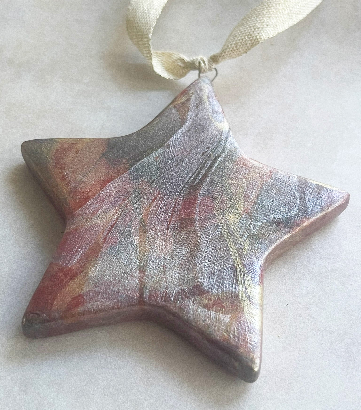 Moonlit Magic Ceramic Star (Charmingly Irregular)